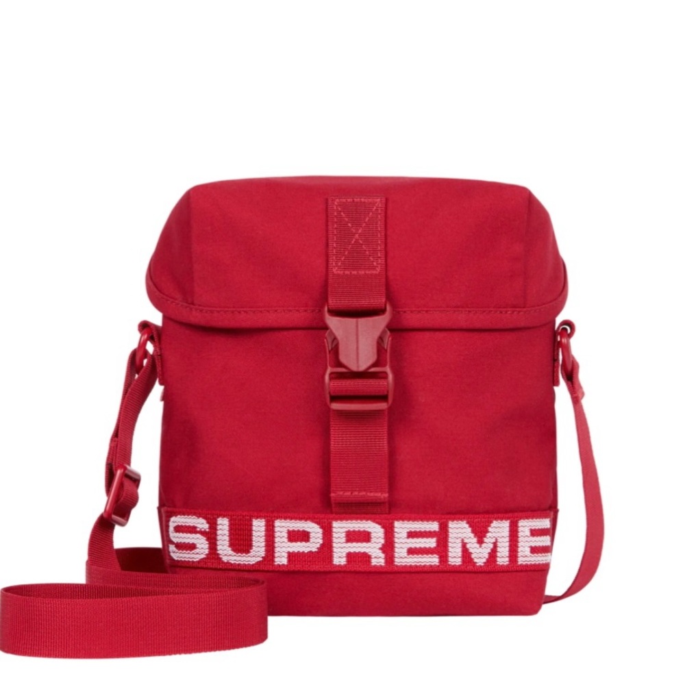 *NWT*‎ Supreme Military Side Bag (RED) SS23